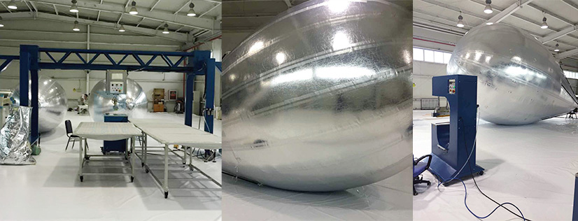 久充氣飛艇浮空器氣囊焊接 久充氣飛艇浮空器氣囊焊接